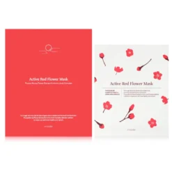 Active Red Flower Mask