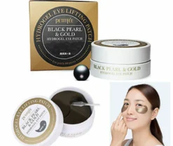 Black Pearl & Gold Hydrogel Eye Patch