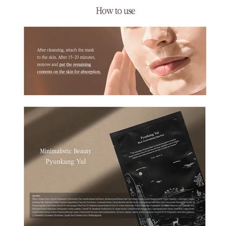 Black Tea Revitalizing Mask Pack