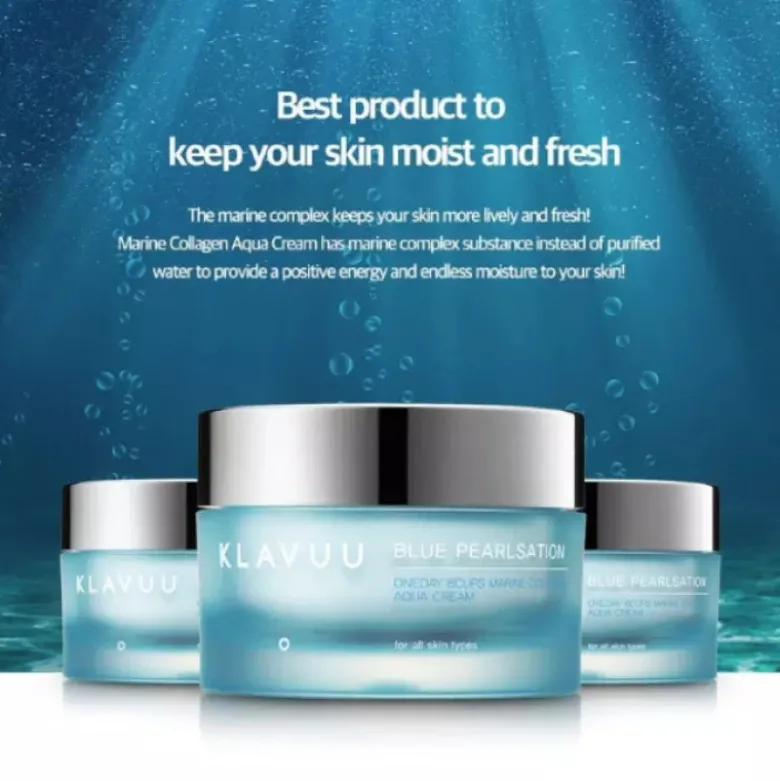 Blue Pearlsation One day 8 cups Marine Collagen Aqua Cream