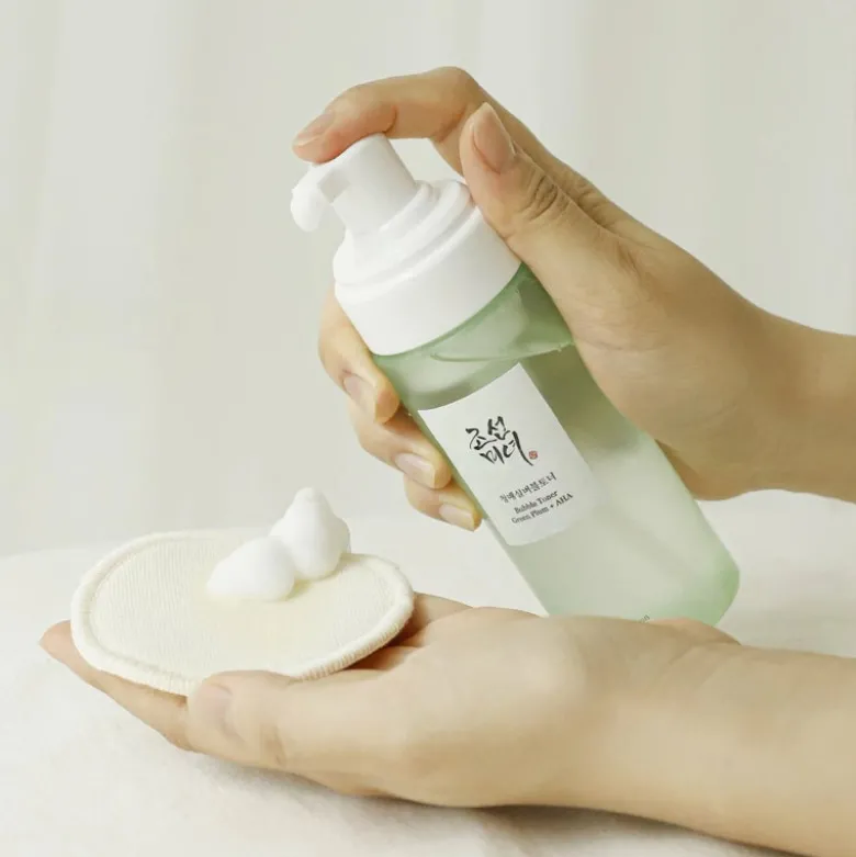Bubble Toner: Green Plum + AHA