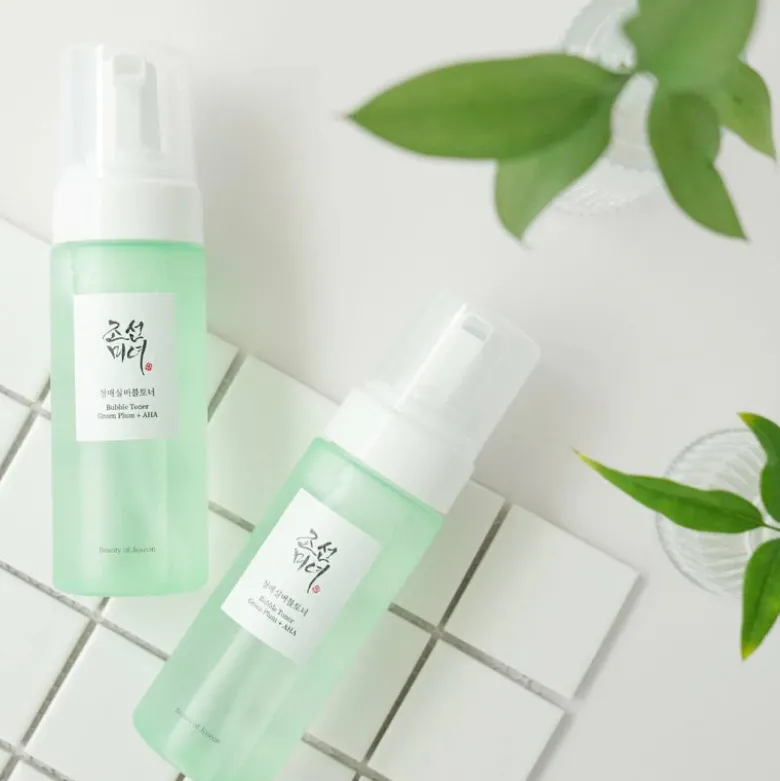 Bubble Toner: Green Plum + AHA