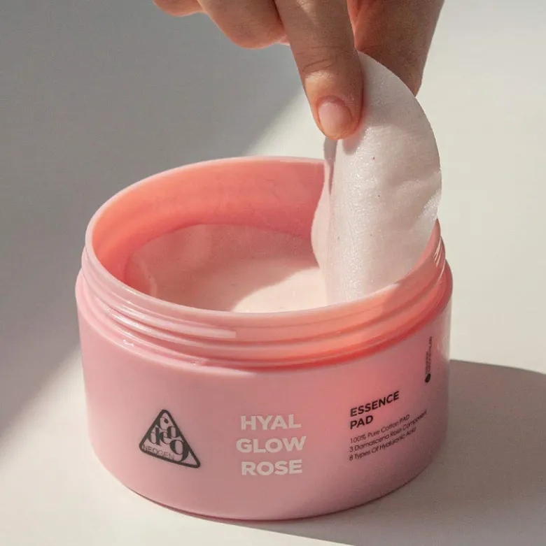CODE9 Hyal Glow Rose Essence Pad
