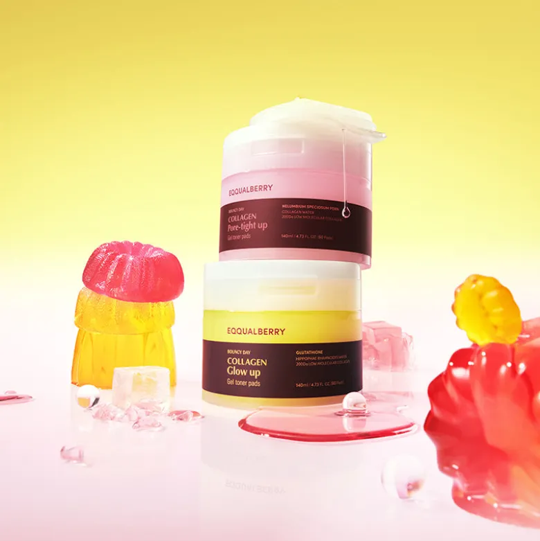 Collagen Glow Up Gel Toner Pads