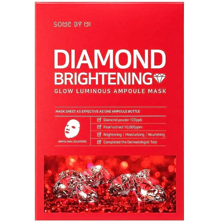 Diamond Brightening Calming Glow Luminous Ampoule Mask