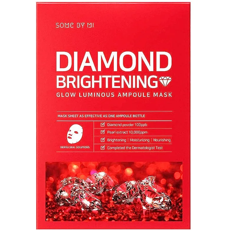 Diamond Brightening Calming Glow Luminous Ampoule Mask