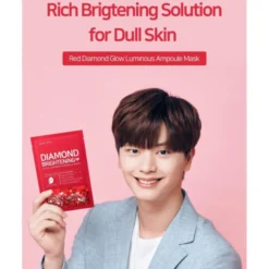 Diamond Brightening Calming Glow Luminous Ampoule Mask