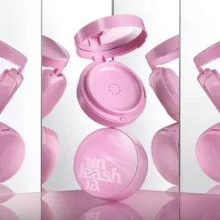 Don't Touch Glass Pink Cushion