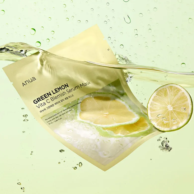 Green Lemon Vita C Blemish Serum Mask