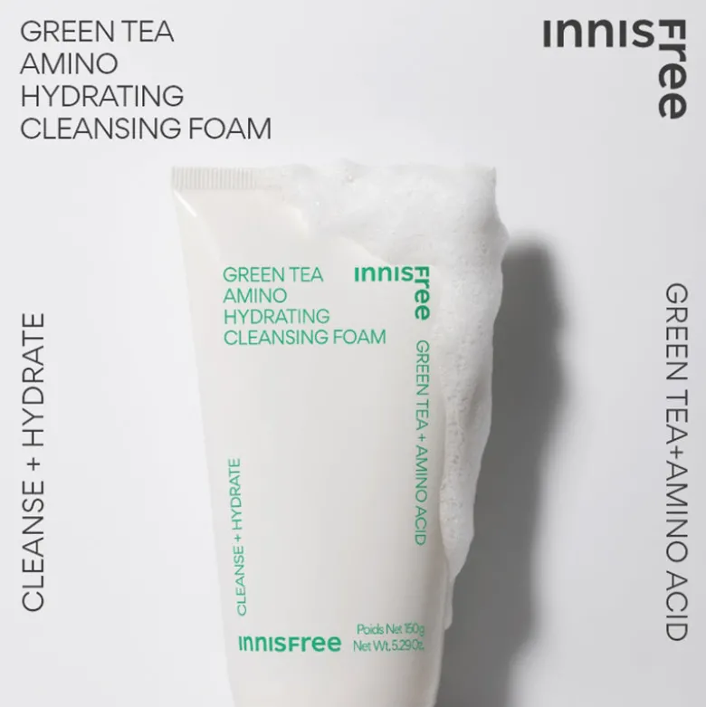 Green Tea Amino Hydrating Cleansing Foam