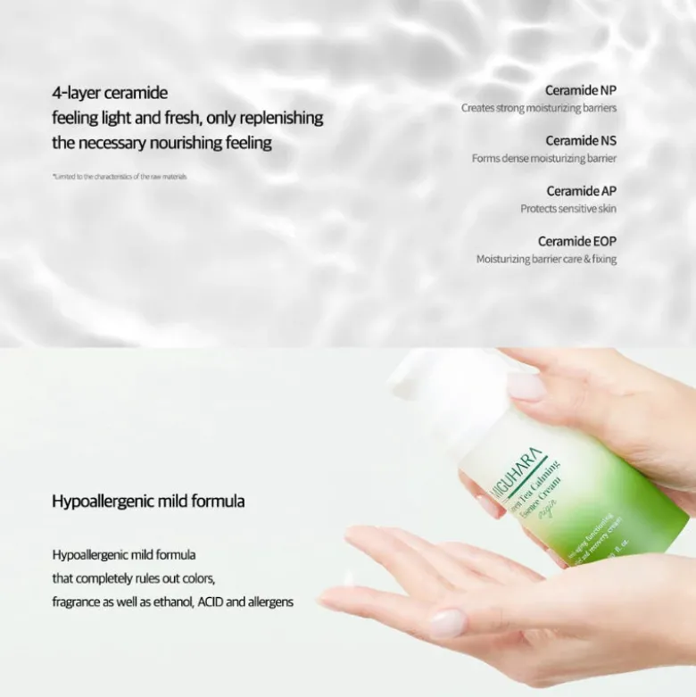 Green Tea Calming Essence Cream Origin