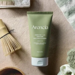 Green Tea + LHA Deep Pore Rice Cake Cleanser