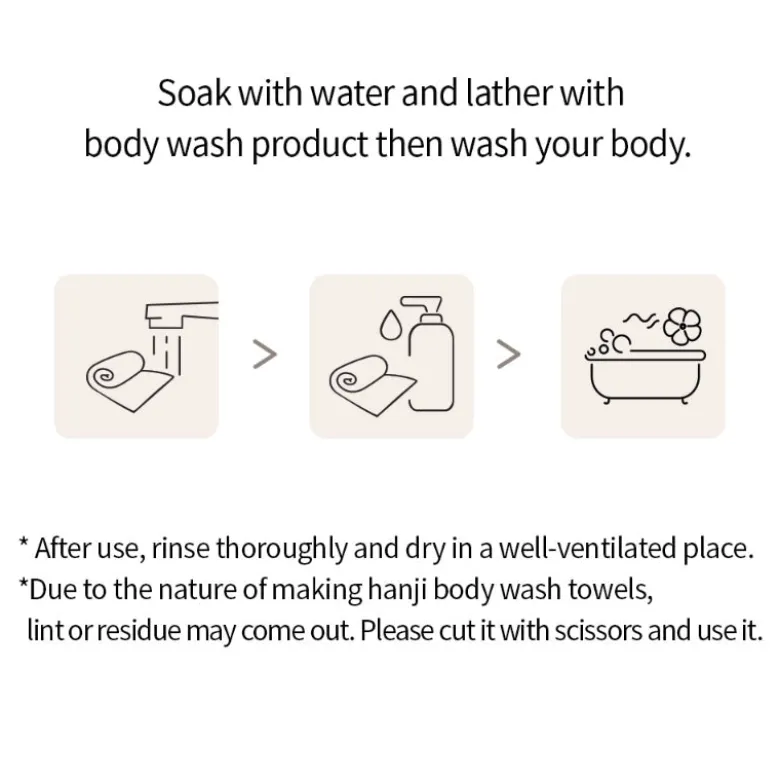 Hanji Body Wash Towel