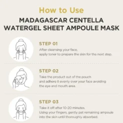 Madagascar Centella Watergel Sheet Ampoule Mask