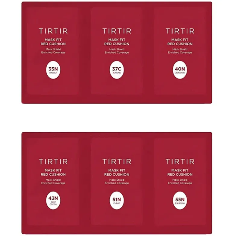 Mask Fit Red Cushion 6 Shade Trial Kit