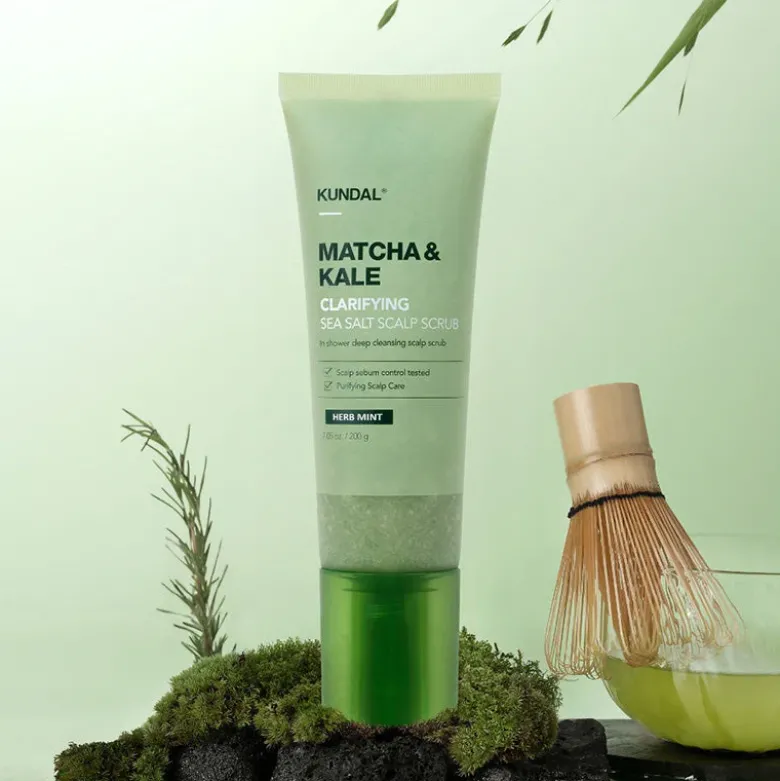 Matcha & Kale Clarifying Sea Salt Scalp Scrub