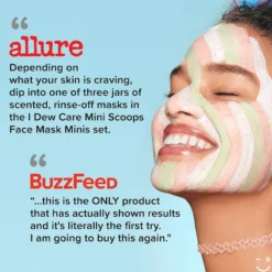Mini Scoops Ice Cream Flavored Wash-Off Masks