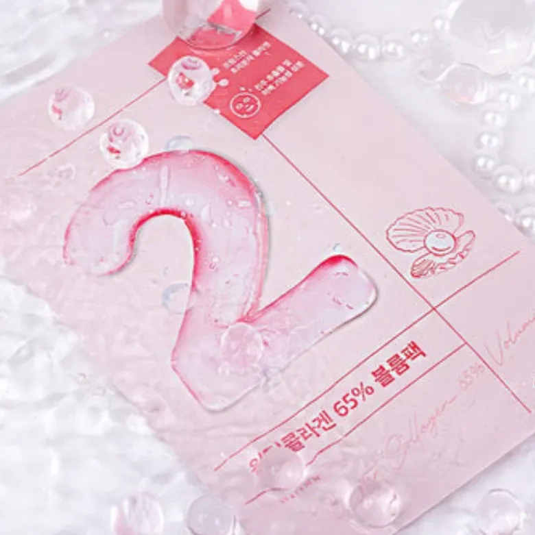 No.2 Water Collagen 65% Voluming Sheet Mask