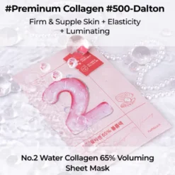 No.2 Water Collagen 65% Voluming Sheet Mask