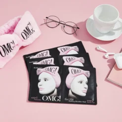 OMG! 2 in 1 KIT Detox Bubbling Microfiber Mask