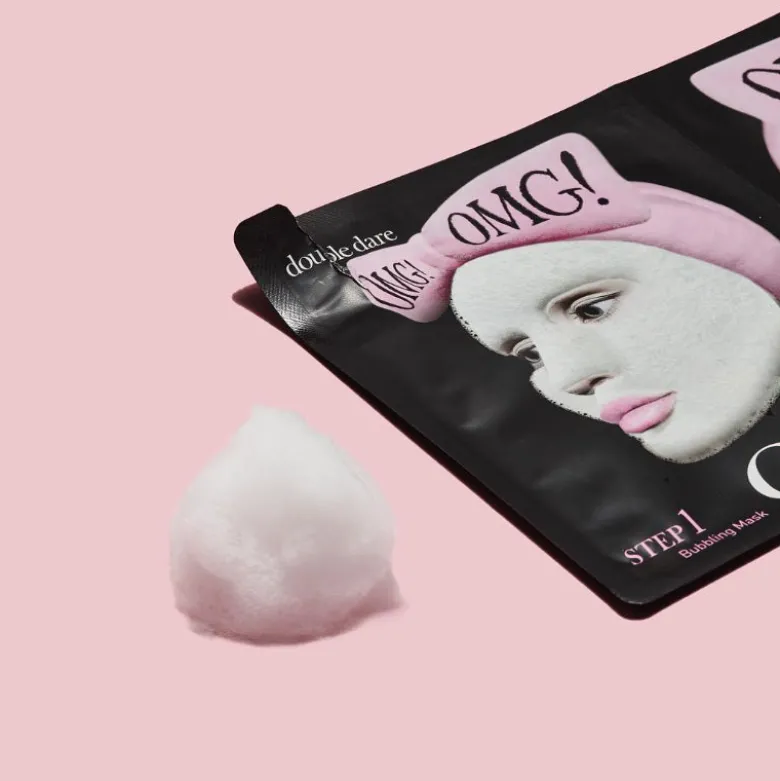OMG! 2 in 1 KIT Detox Bubbling Microfiber Mask