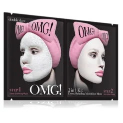 OMG! 2 in 1 KIT Detox Bubbling Microfiber Mask