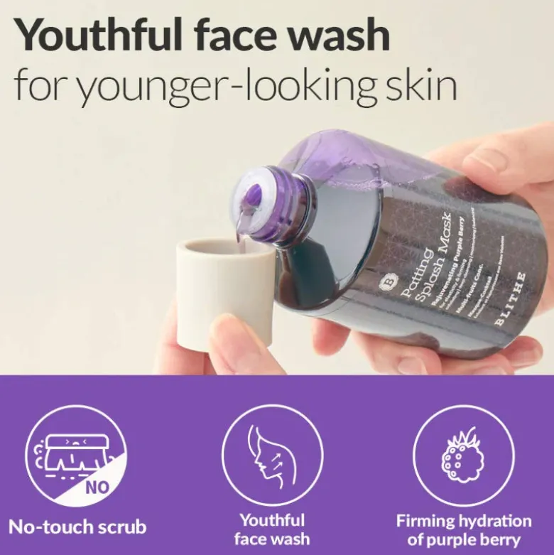 Patting Splash Mask Rejuvenating Purple Berry