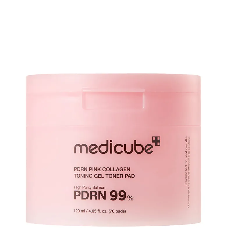 PDRN Pink Collagen Toning Gel Toner Pad