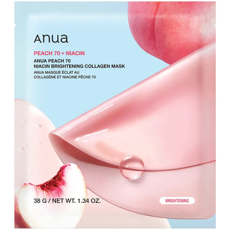 Peach 70+ Niacin Brightening Collagen Mask