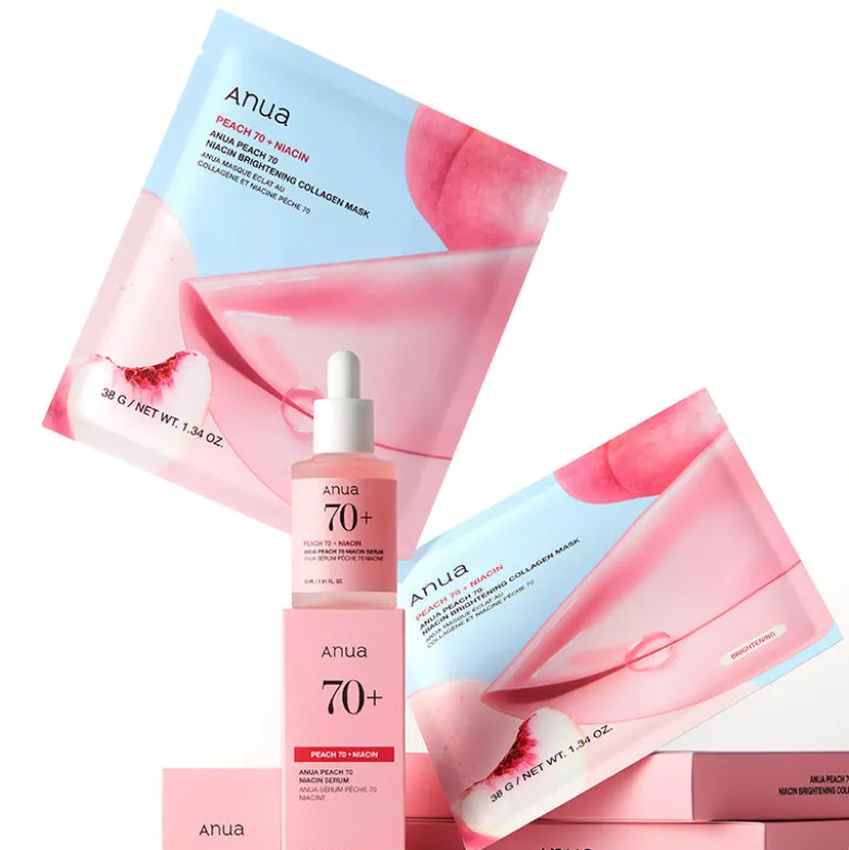 Peach 70+ Niacin Brightening Collagen Mask