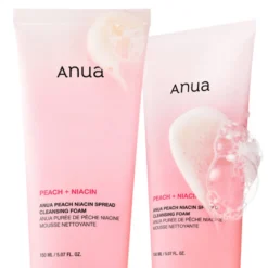 Peach Niacin Spread Cleansing Foam