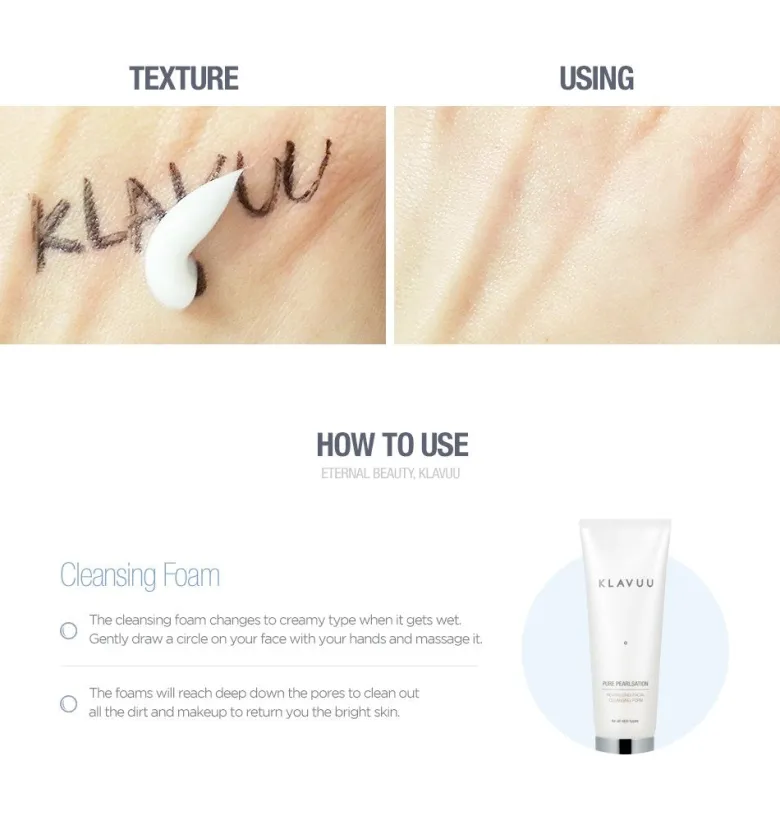 PURE PEARLSATION Revitalizing Facial Cleansing Foam