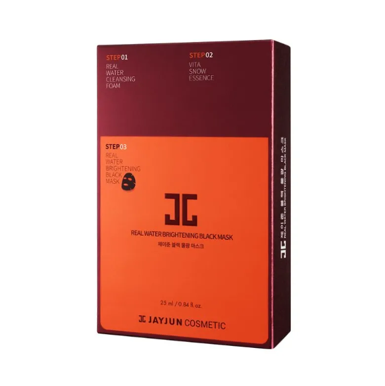 Real Water Brightening Black Mask Sheet