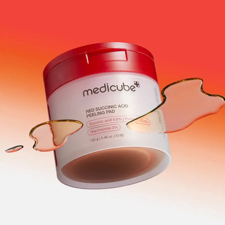 Red Succinic Acid Peeling Pad