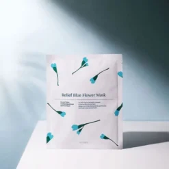 Relief Blue Flower Mask