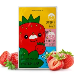 Runaway Strawberry 3-step Nose pack