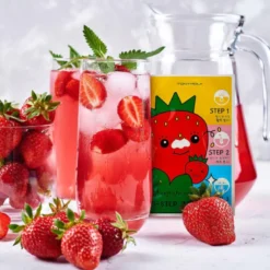 Runaway Strawberry 3-step Nose pack