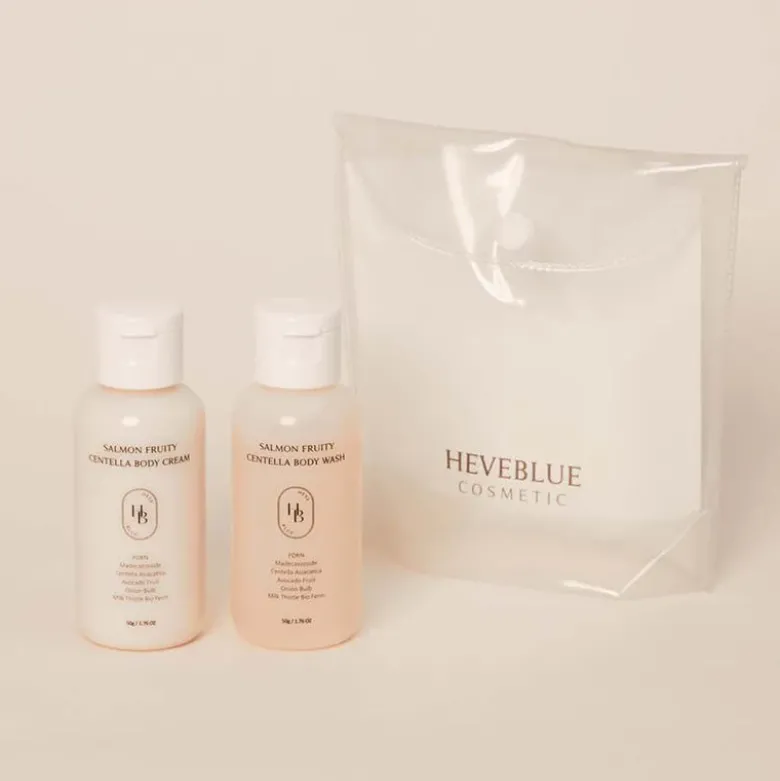 Salmon Fruity Centella Body Travel Kit