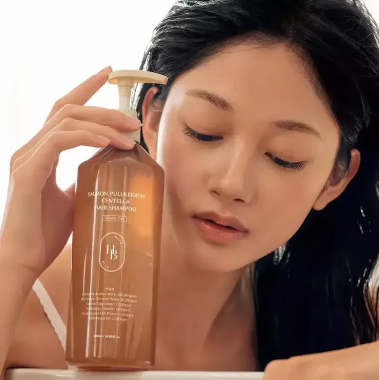 Salmon Pullkeratin Centella Hair Shampoo