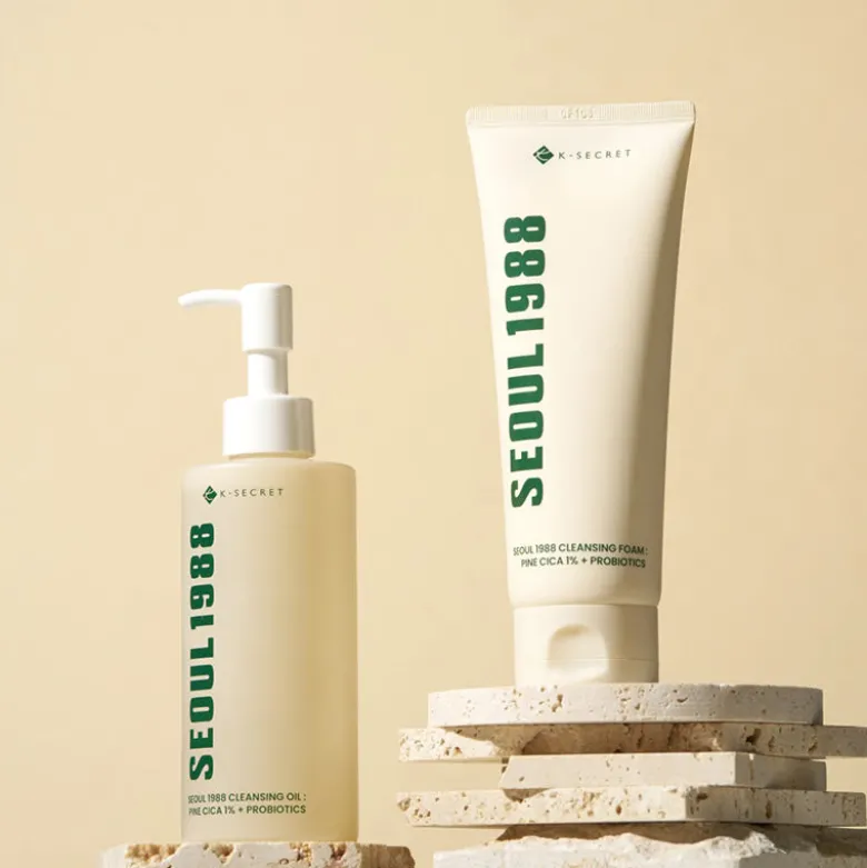 SEOUL 1988 Cleansing Foam : Pine Cica 1% + Probiotics