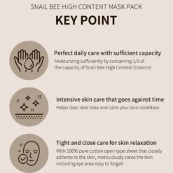 Snail Bee High Content Mask Pack