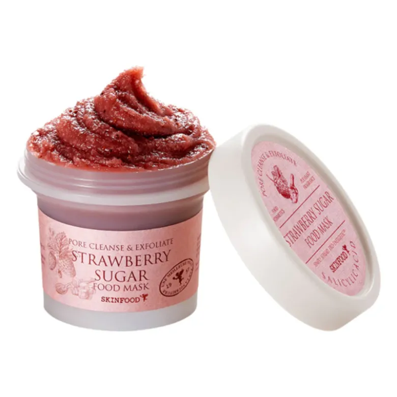 Strawberry Sugar Food Mask