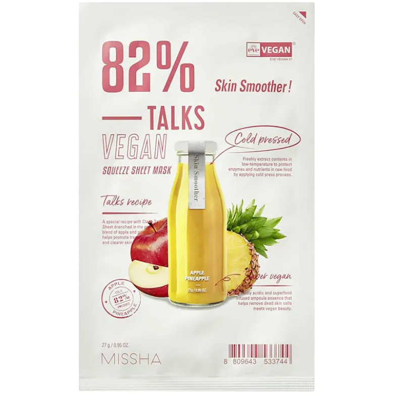 Talks Vegan Squeeze Sheet Mask