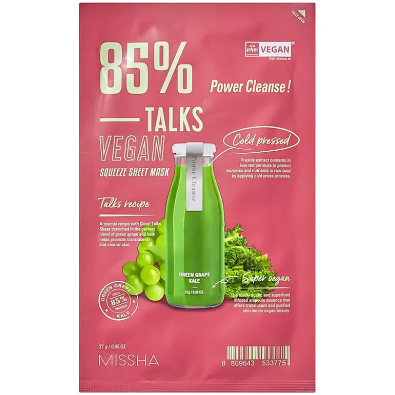Talks Vegan Squeeze Sheet Mask
