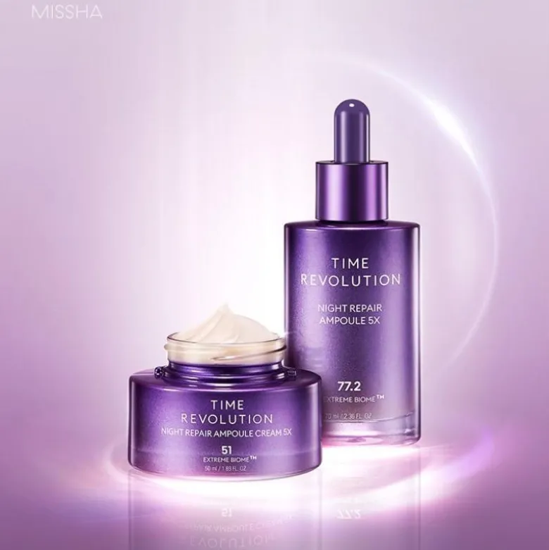 Time Revolution Night Repair Ampoule Cream 5x