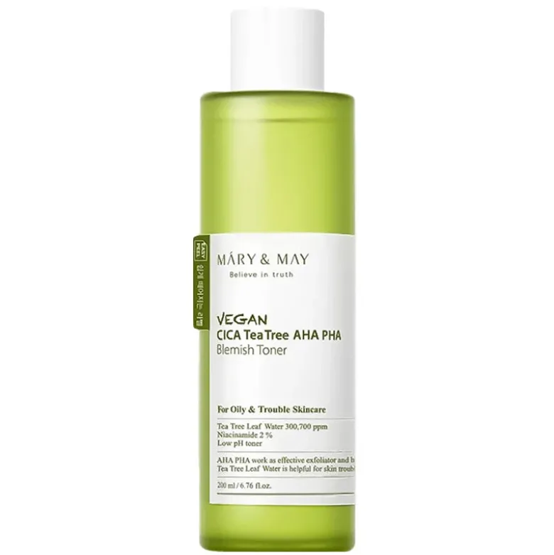 Vegan CICA Tea Tree AHA PHA Toner