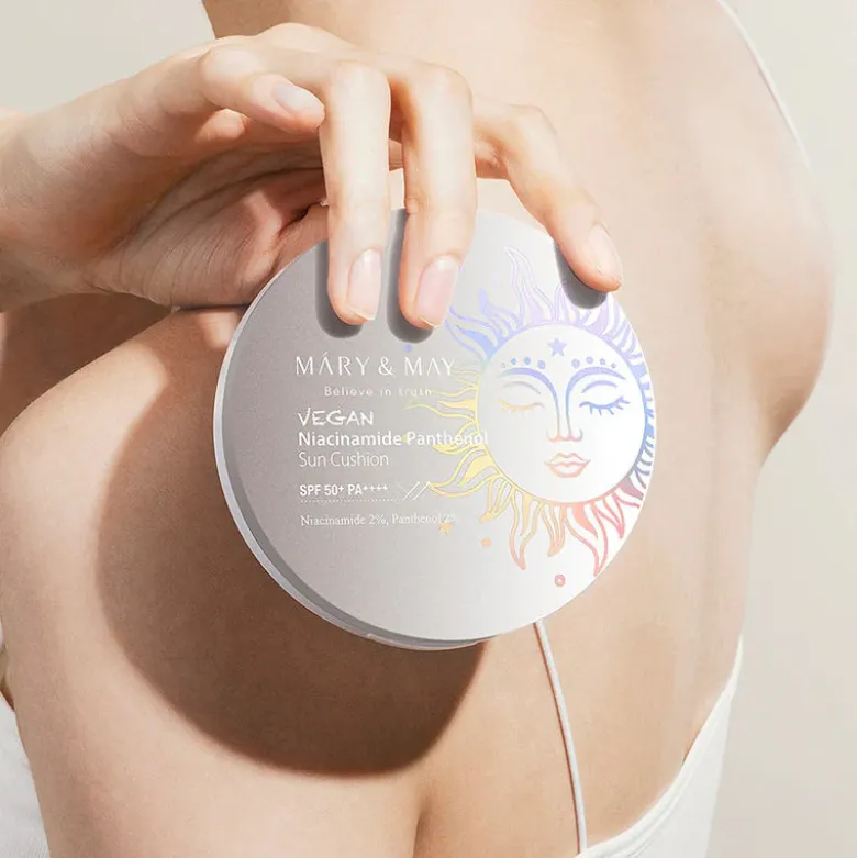 Vegan Niacinamide Panthenol Sun Cushion SPF50+ PA++++