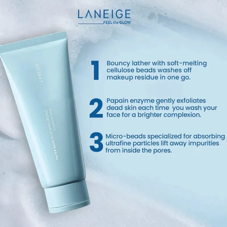 Water Bank Blue Hyaluronic Cleansing Foam