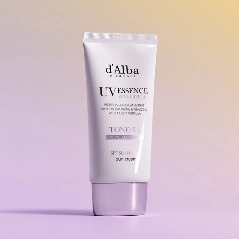 Waterfall Tone-Up Sun Cream (Purple)